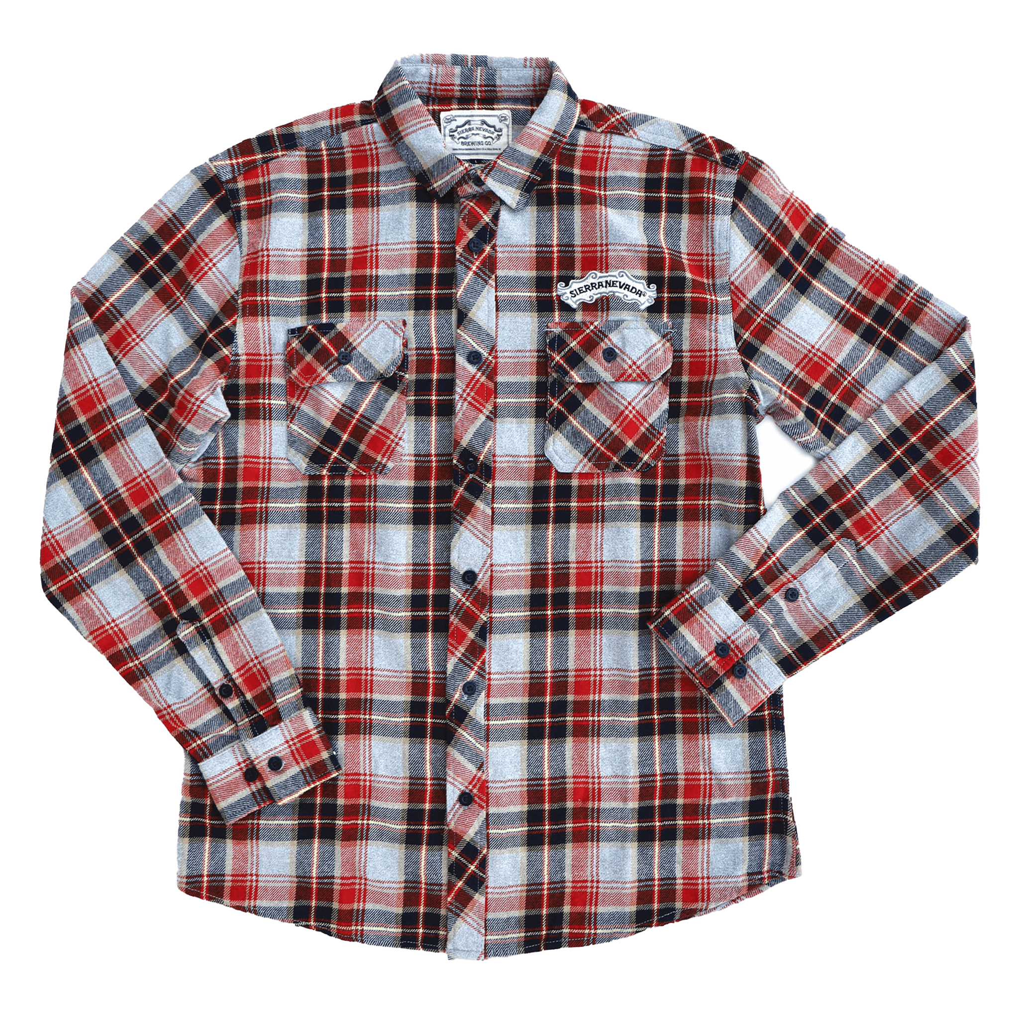 Sierra Nevada Brewing Co. Celebration Plaid Flannel Shirt