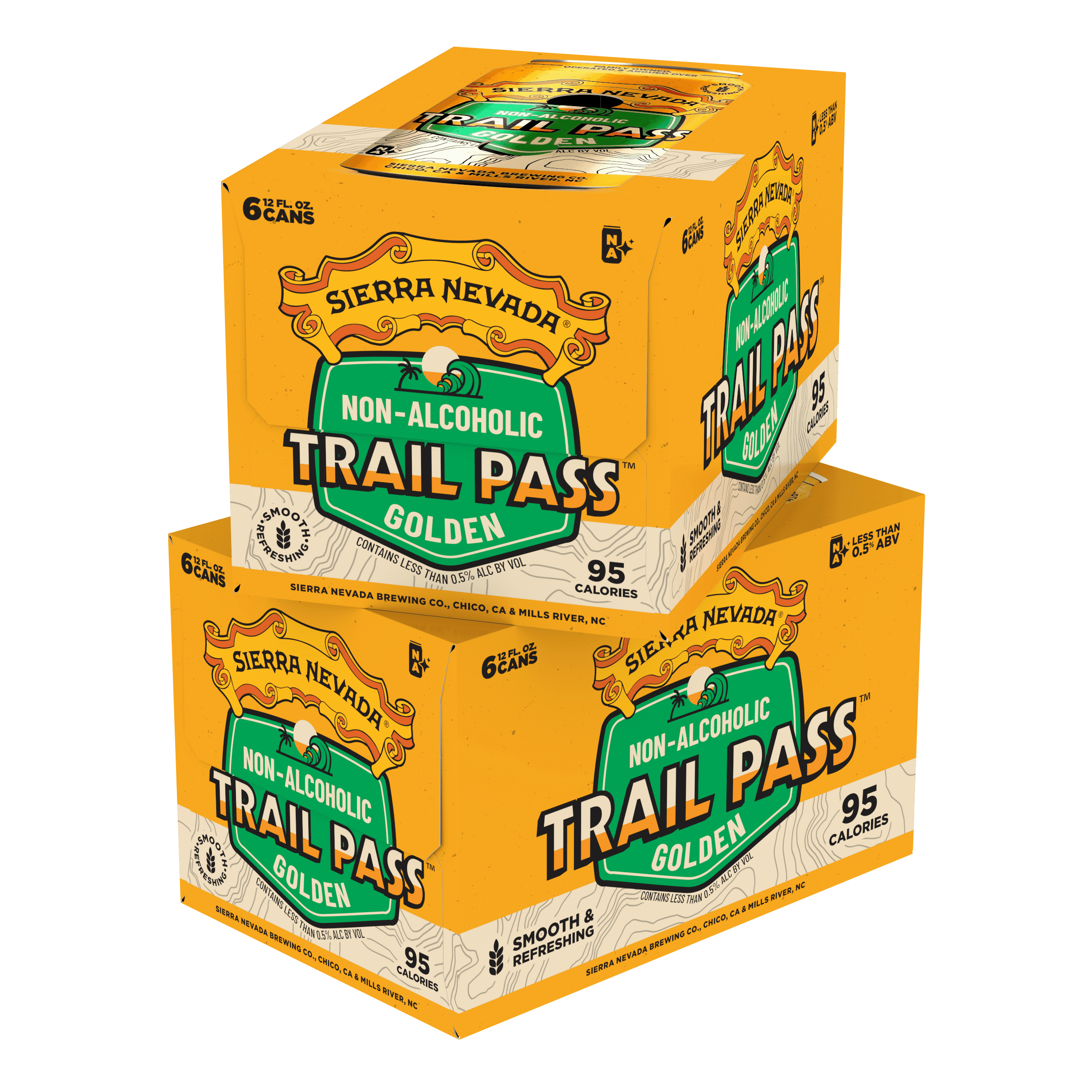 Sierra Nevada Brewing Co. Trail Pass Golden Non-Alcoholic Brew - 12 Pack