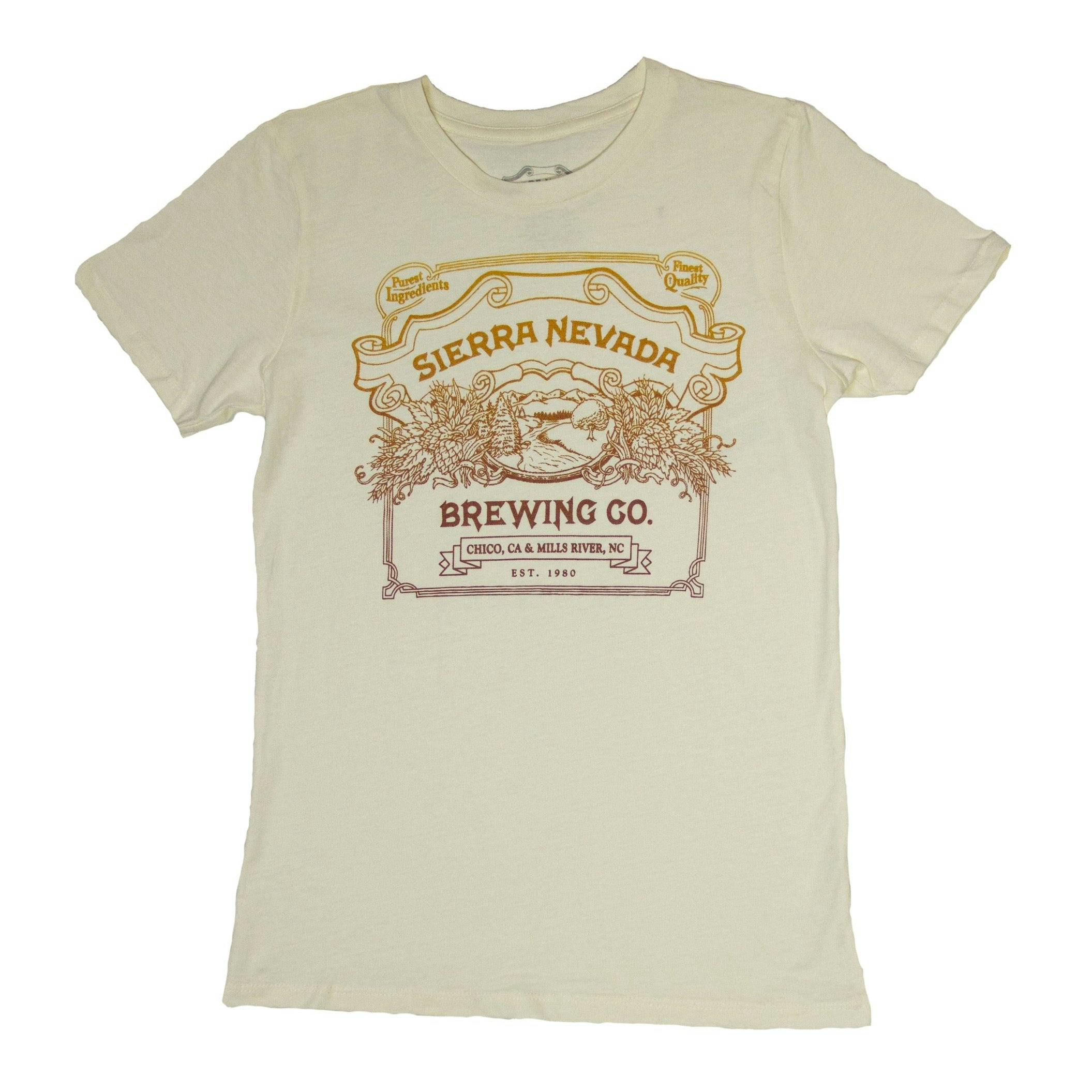 Sierra Nevada Women's Handcrafted T-Shirt White