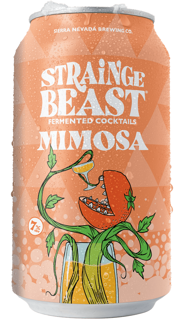 Strainge Beast Hard Kombucha Mimosa can