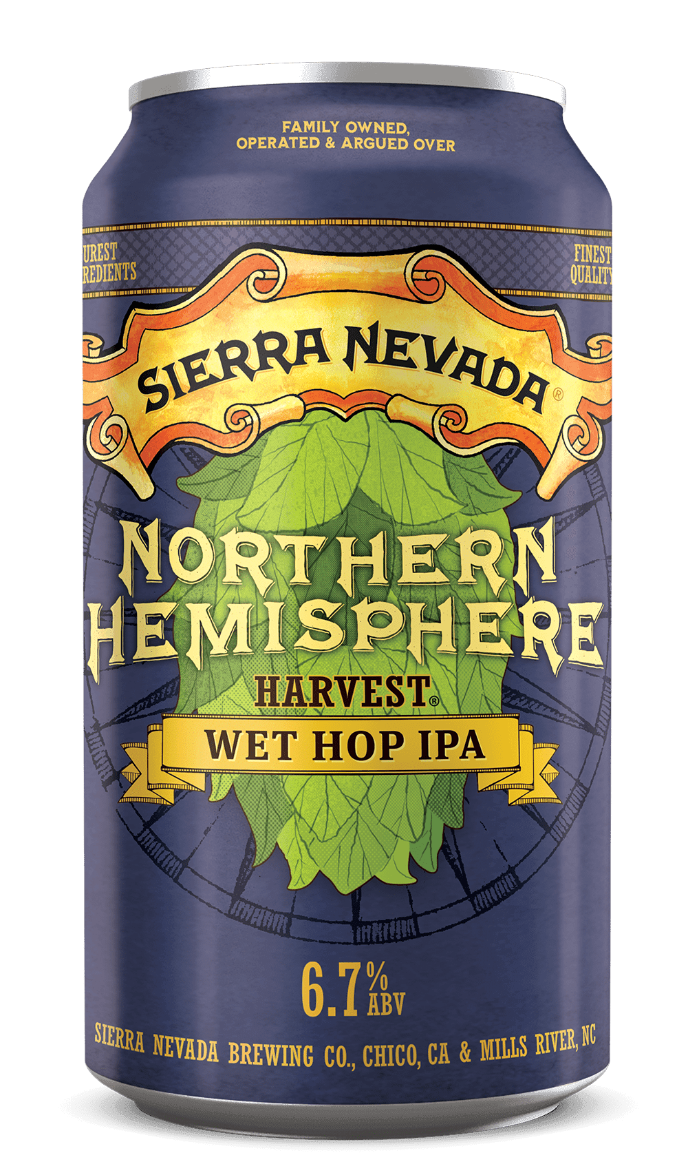 Northern Hemisphere Harvest Wet Hop IPA can